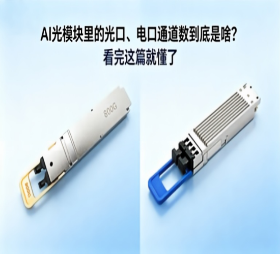 AI光模塊里的光口、電口通道數到底是啥？看完這篇就懂了